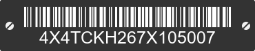 2007 FOREST RIVER Cherokee 4X4TCKH267X105007 VIN decoded