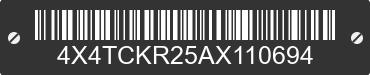 2010 FOREST RIVER Cherokee 4X4TCKR25AX110694 VIN decoded