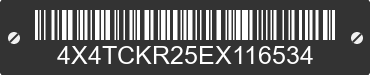 2014 FOREST RIVER Cherokee 4X4TCKR25EX116534 VIN decoded