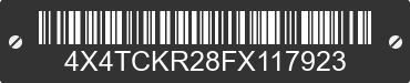 2015 FOREST RIVER Cherokee 4X4TCKR28FX117923 VIN decoded