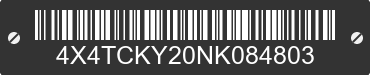 2022 FOREST RIVER Cherokee 4X4TCKY20NK084803 VIN decoded