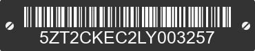2020 FOREST RIVER Cherokee 5ZT2CKEC2LY003257 VIN decoded