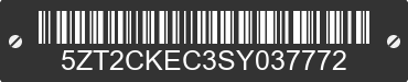 2025 FOREST RIVER Cherokee 5ZT2CKEC3SY037772 VIN decoded