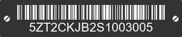 2025 FOREST RIVER Cherokee 5ZT2CKJB2S1003005 VIN decoded