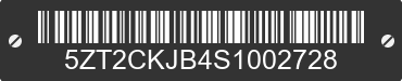 2025 FOREST RIVER Cherokee 5ZT2CKJB4S1002728 VIN decoded