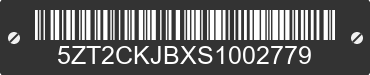 2025 FOREST RIVER Cherokee 5ZT2CKJBXS1002779 VIN decoded