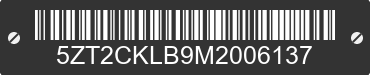 2021 FOREST RIVER Cherokee 5ZT2CKLB9M2006137 VIN decoded