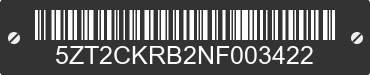 2022 FOREST RIVER Cherokee 5ZT2CKRB2NF003422 VIN decoded