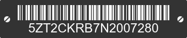 2022 FOREST RIVER Cherokee 5ZT2CKRB7N2007280 VIN decoded