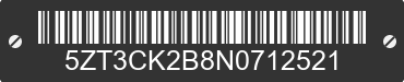 2022 FOREST RIVER Cherokee 5ZT3CK2B8N0712521 VIN decoded