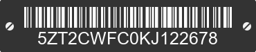 2019 FOREST RIVER Clipper Towable 5ZT2CWFC0KJ122678 VIN decoded