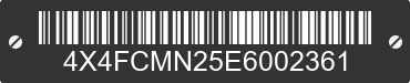 2014 FOREST RIVER Columbus 4X4FCMN25E6002361 VIN decoded