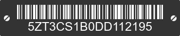 2013 FOREST RIVER Crusader 5ZT3CS1B0DD112195 VIN decoded