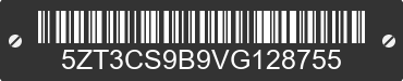 2027 FOREST RIVER Crusader 5ZT3CS9B9VG128755 VIN decoded