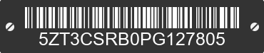2023 FOREST RIVER Crusader 5ZT3CSRB0PG127805 VIN decoded