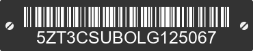 2020 FOREST RIVER Crusader 5ZT3CSUBOLG125067 VIN decoded