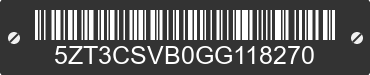 2016 FOREST RIVER Crusader 5ZT3CSVB0GG118270 VIN decoded