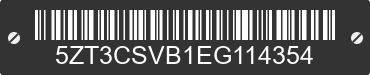 2014 FOREST RIVER Crusader 5ZT3CSVB1EG114354 VIN decoded
