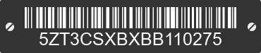 2011 FOREST RIVER Crusader 5ZT3CSXBXBB110275 VIN decoded