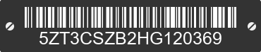 2017 FOREST RIVER Crusader 5ZT3CSZB2HG120369 VIN decoded
