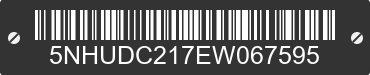 2014 FOREST RIVER Duracraft 5NHUDC217EW067595 VIN decoded
