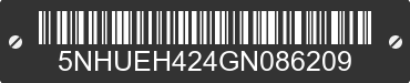 2016 FOREST RIVER Economy Hauler 5NHUEH424GN086209 VIN decoded