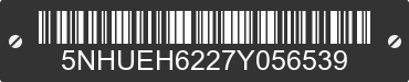 2007 FOREST RIVER Economy Hauler 5NHUEH6227Y056539 VIN decoded