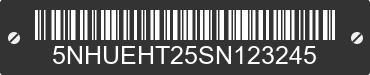 2025 FOREST RIVER Economy Hauler 5NHUEHT25SN123245 VIN decoded