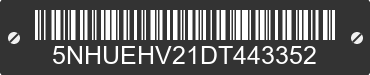 2013 FOREST RIVER Economy Hauler 5NHUEHV21DT443352 VIN decoded