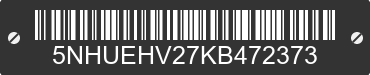 2019 FOREST RIVER Economy Hauler 5NHUEHV27KB472373 VIN decoded