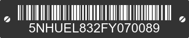 2015 FOREST RIVER Eliminator 5NHUEL832FY070089 VIN decoded
