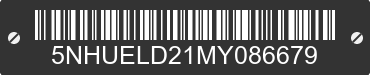 2021 FOREST RIVER Eliminator 5NHUELD21MY086679 VIN decoded