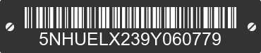 2009 FOREST RIVER Eliminator 5NHUELX239Y060779 VIN decoded