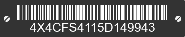 2005 FOREST RIVER Flagstaff Camping Trailer 4X4CFS4115D149943 VIN decoded