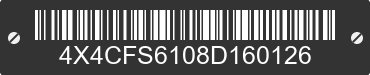 2008 FOREST RIVER Flagstaff Camping Trailer 4X4CFS6108D160126 VIN decoded