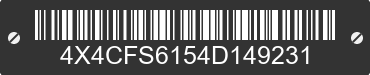 2004 FOREST RIVER Flagstaff Camping Trailer 4X4CFS6154D149231 VIN decoded
