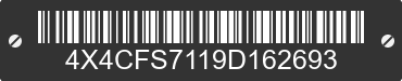 2009 FOREST RIVER Flagstaff Camping Trailer 4X4CFS7119D162693 VIN decoded