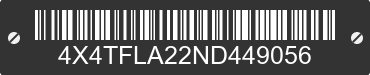 2022 FOREST RIVER Flagstaff Lite Weight Trailers 4X4TFLA22ND449056 VIN decoded