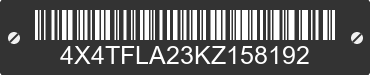 2019 FOREST RIVER Flagstaff Lite Weight Trailers 4X4TFLA23KZ158192 VIN decoded