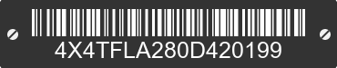0 FOREST RIVER Flagstaff Lite Weight Trailers 4X4TFLA280D420199 VIN decoded