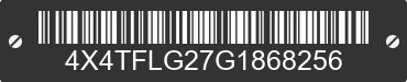2016 FOREST RIVER Flagstaff Lite Weight Trailers 4X4TFLG27G1868256 VIN decoded
