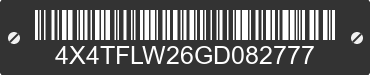 2016 FOREST RIVER Flagstaff Lite Weight Trailers 4X4TFLW26GD082777 VIN decoded