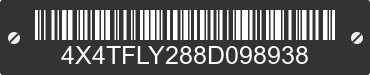 2008 FOREST RIVER Flagstaff Lite Weight Trailers 4X4TFLY288D098938 VIN decoded
