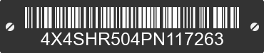 2023 FOREST RIVER Hardside 4X4SHR504PN117263 VIN decoded