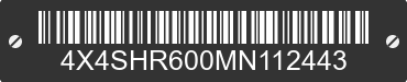 2021 FOREST RIVER Hardside 4X4SHR600MN112443 VIN decoded