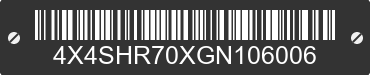 2016 FOREST RIVER Hardside 4X4SHR70XGN106006 VIN decoded