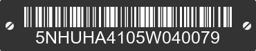 2005 FOREST RIVER Haulin 5NHUHA4105W040079 VIN decoded