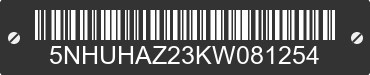2019 FOREST RIVER Haulin 5NHUHAZ23KW081254 VIN decoded