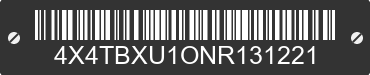 2022 FOREST RIVER IBEX 4X4TBXU1ONR131221 VIN decoded