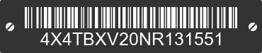 2022 FOREST RIVER IBEX 4X4TBXV20NR131551 VIN decoded